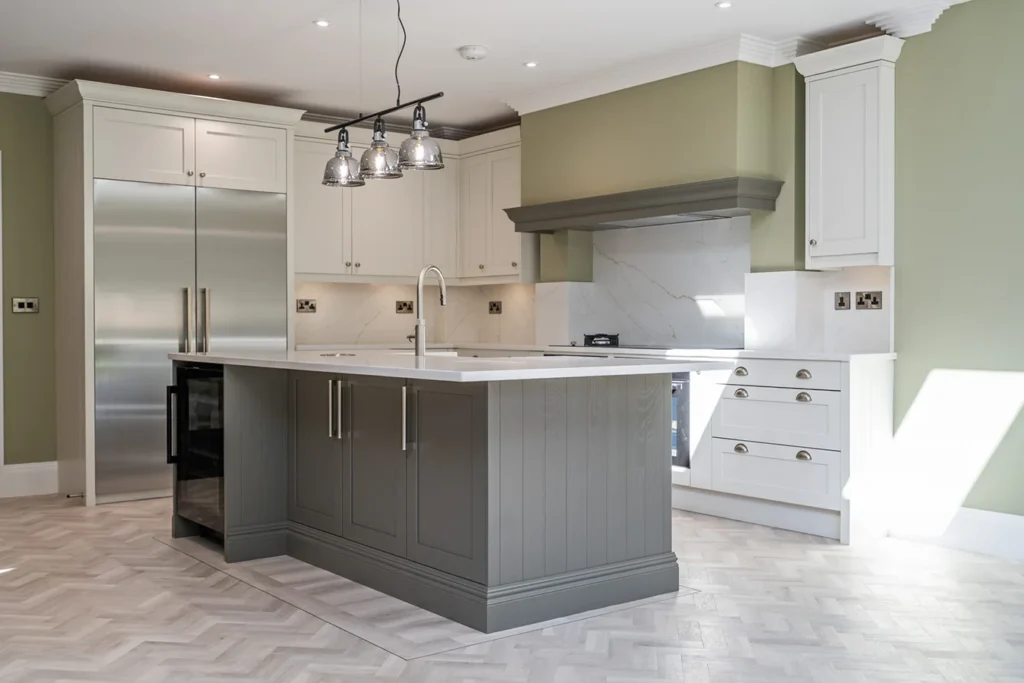 contractor kitchen fitting solihull shaker grey