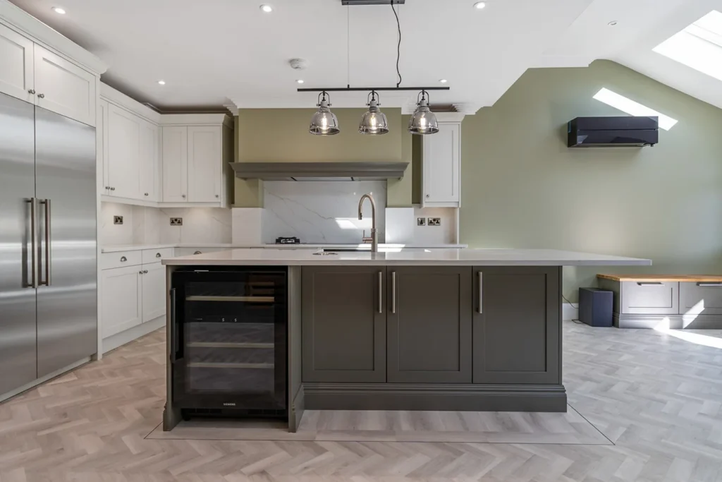 contractor kitchen fitting solihull shaker grey