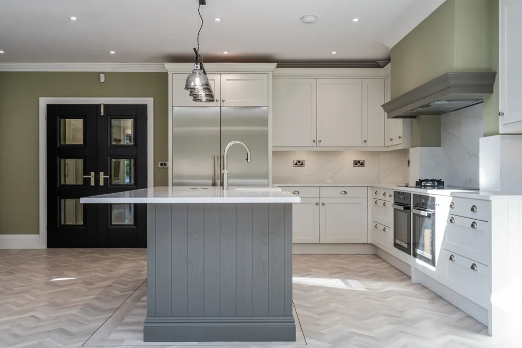 contractor kitchen fitting solihull shaker grey