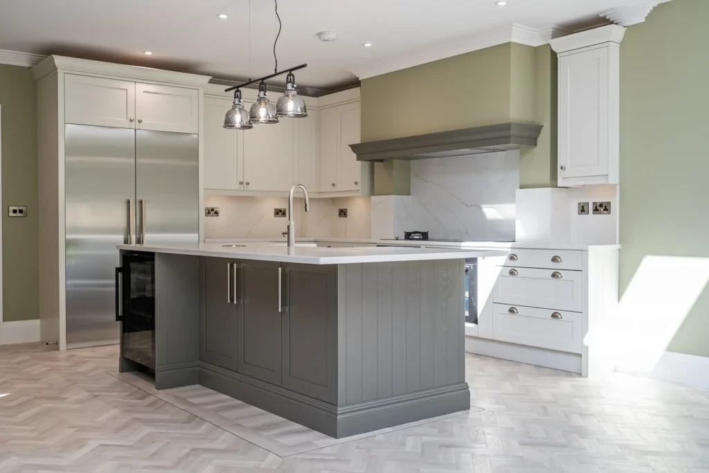 contractor kitchen fitting solihull shaker grey
