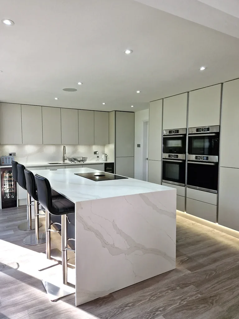 two tone modern kitchen design fitting solihull