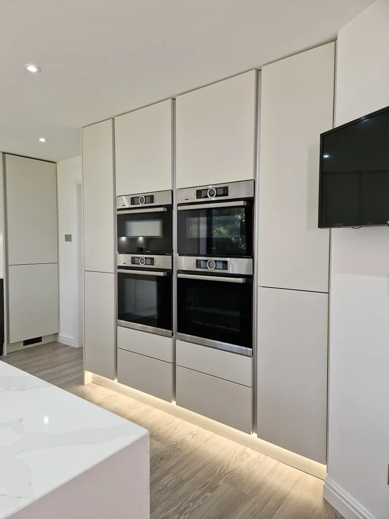 two tone modern kitchen design fitting solihull