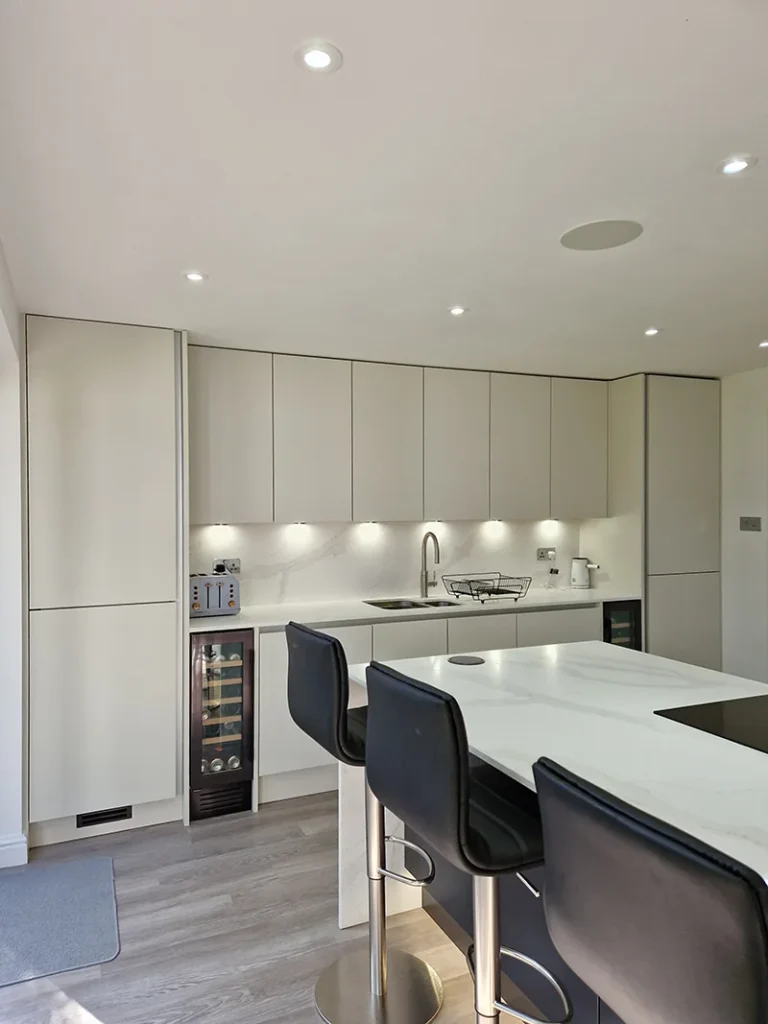 two tone modern kitchen design fitting solihull