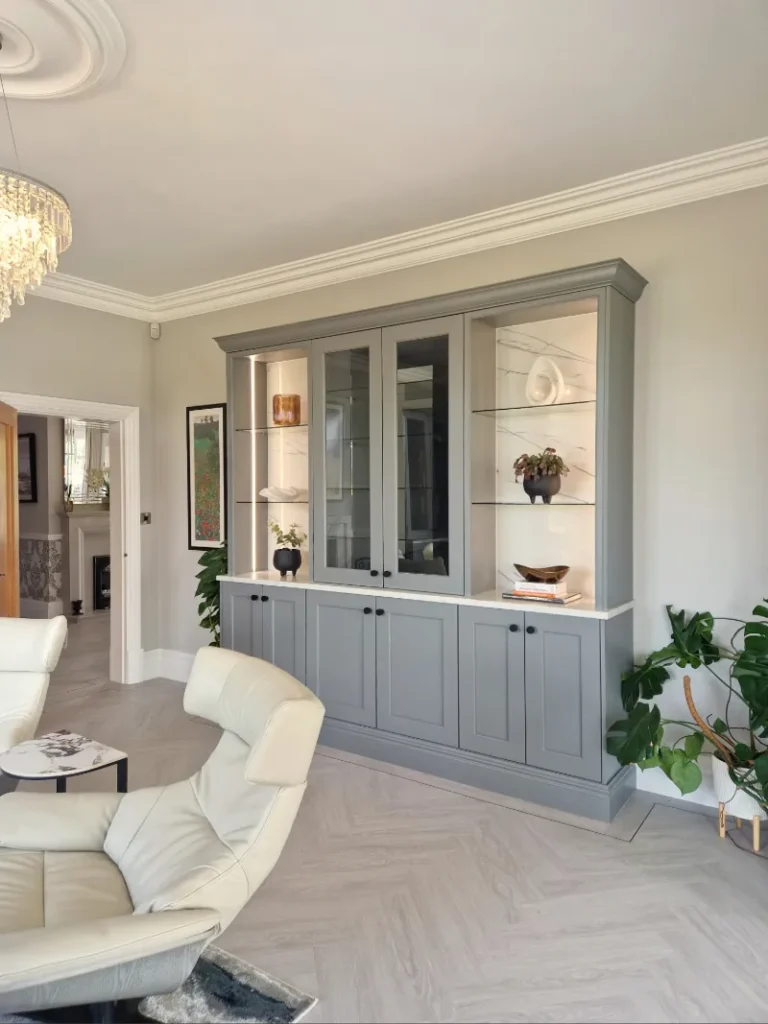 bespoke luxury media wall and display alvechurch
