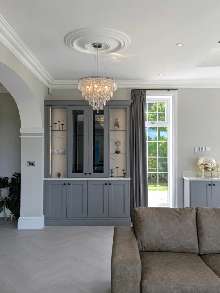 bespoke luxury media wall and display alvechurch