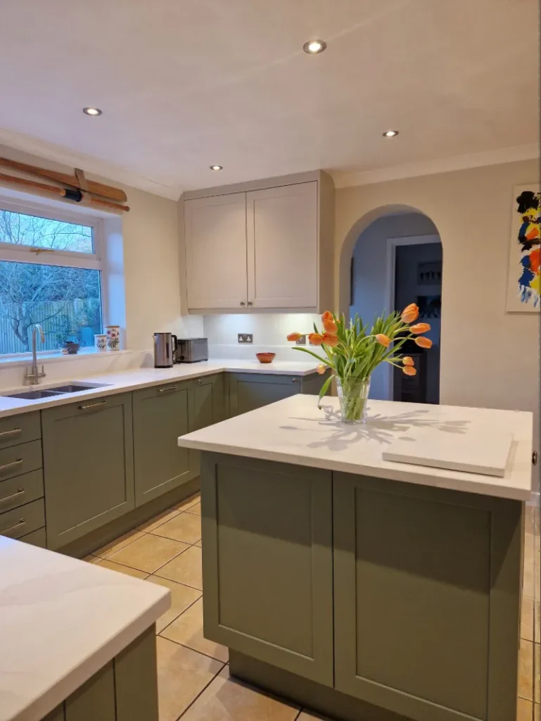 classic green design kitchen solihull