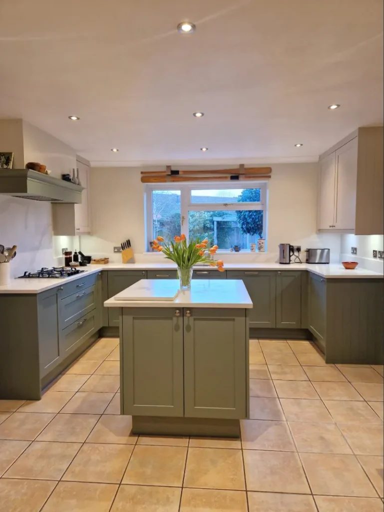 classic green design kitchen solihull